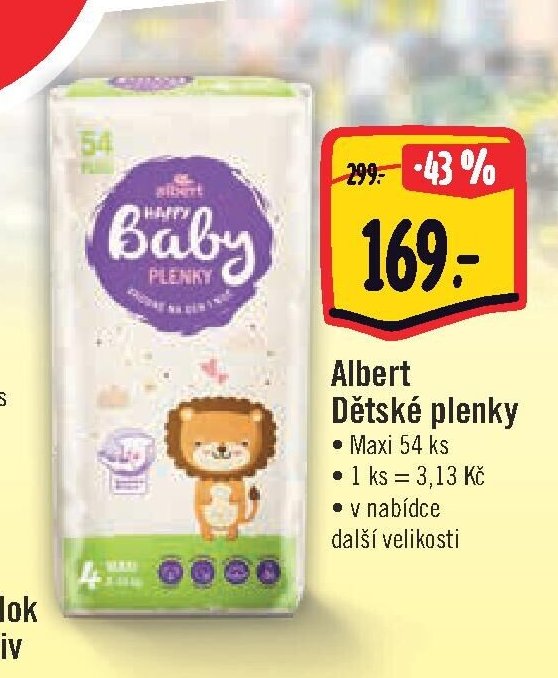 Albert Dětské plenky