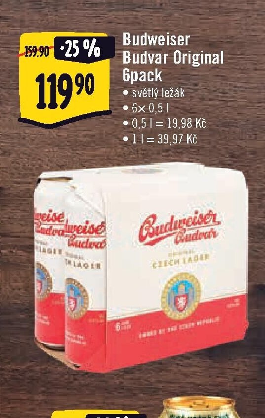 Budweiser Budvar Original 6pack