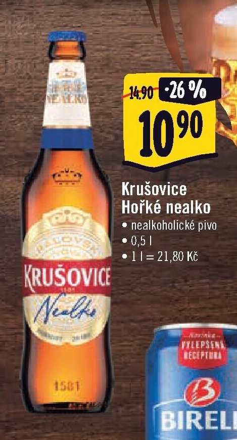 Krušovice Hořké nealko