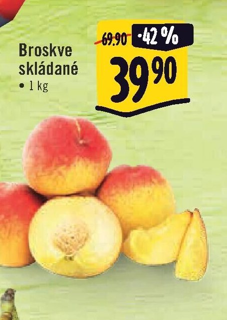Broskve skládané