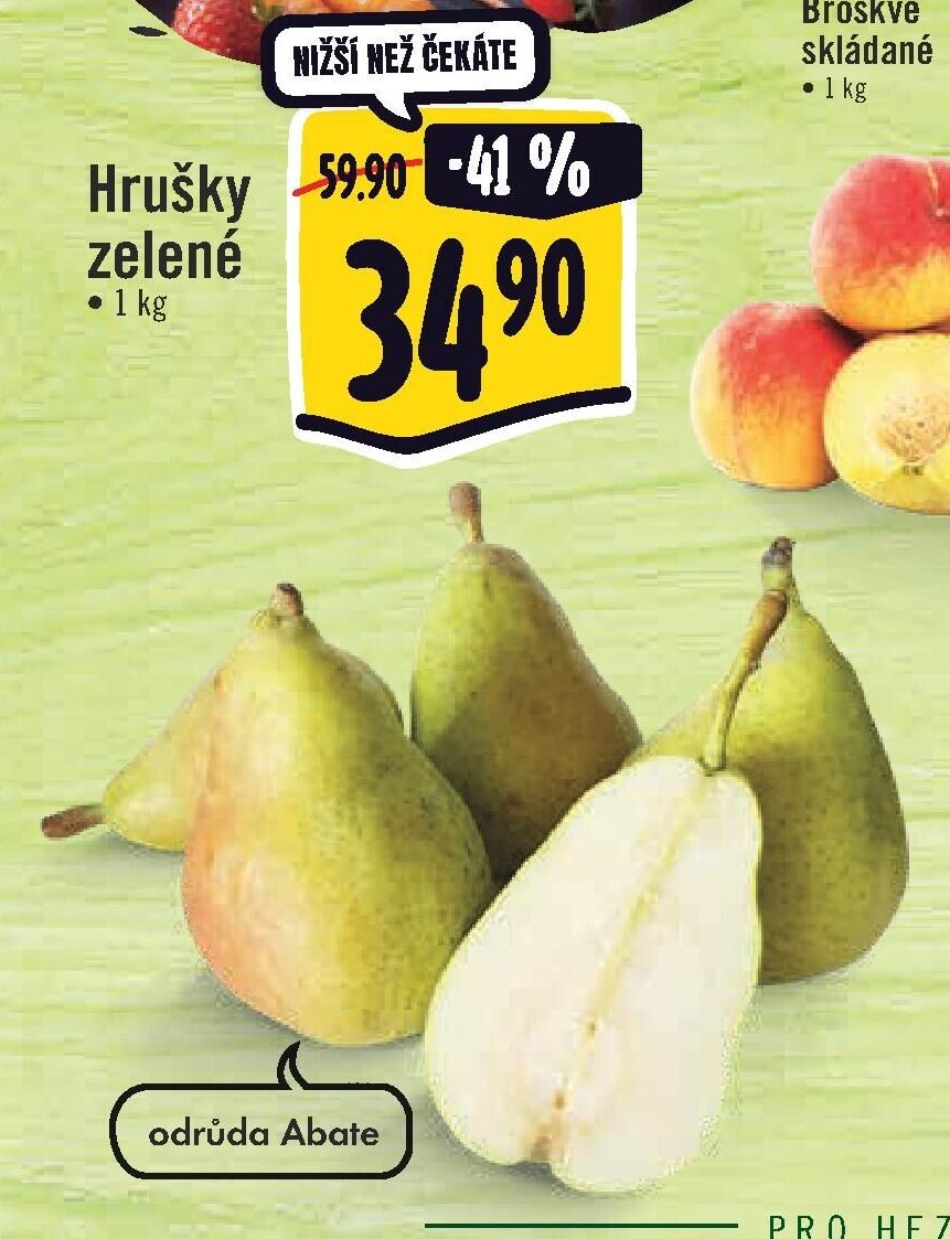 Hrušky zelené