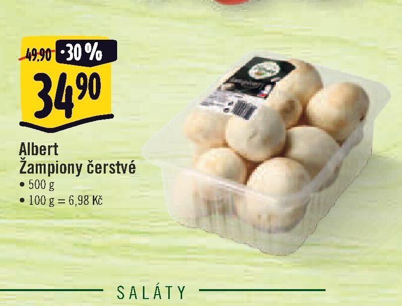 Albert Žampiony čerstvé