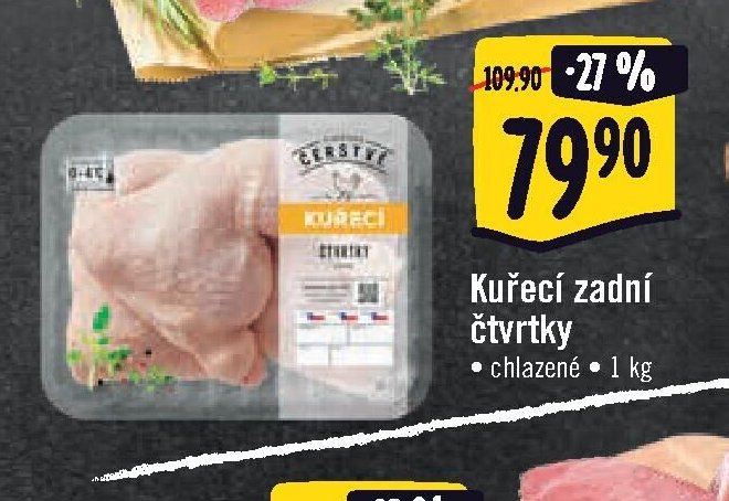 Kuřecí zadní čtvrtky