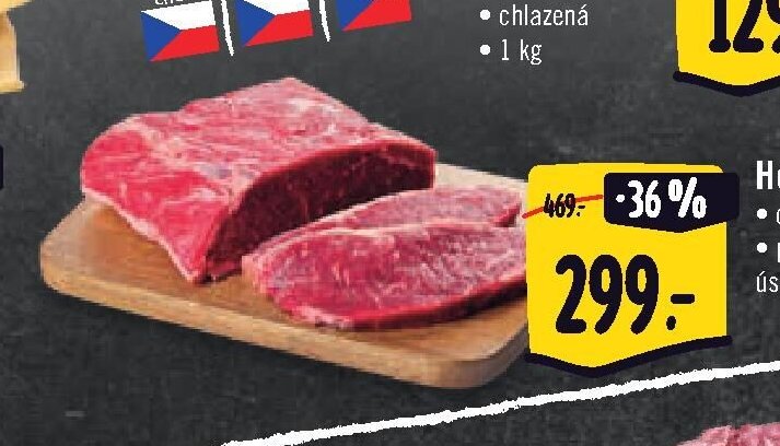 Hovězí nízká roštěná