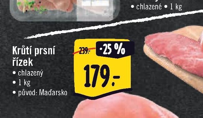 Krůtí prsní řízek