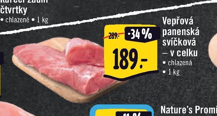 Vepřová panenská svíčková