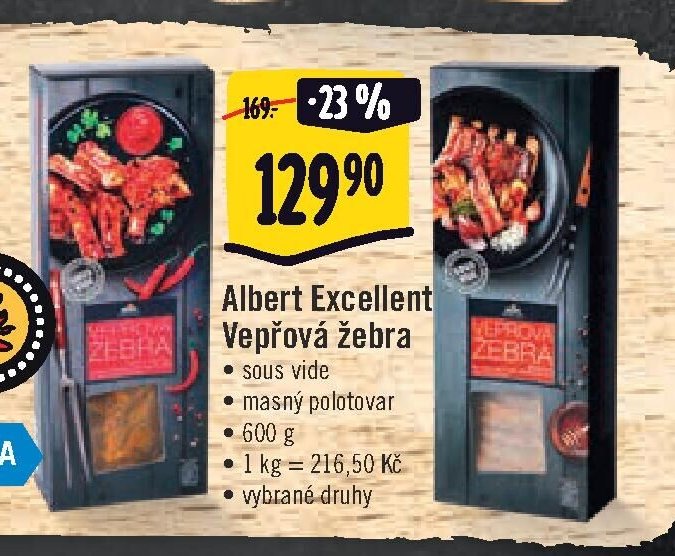 Albert Excellent Vepřová žebra