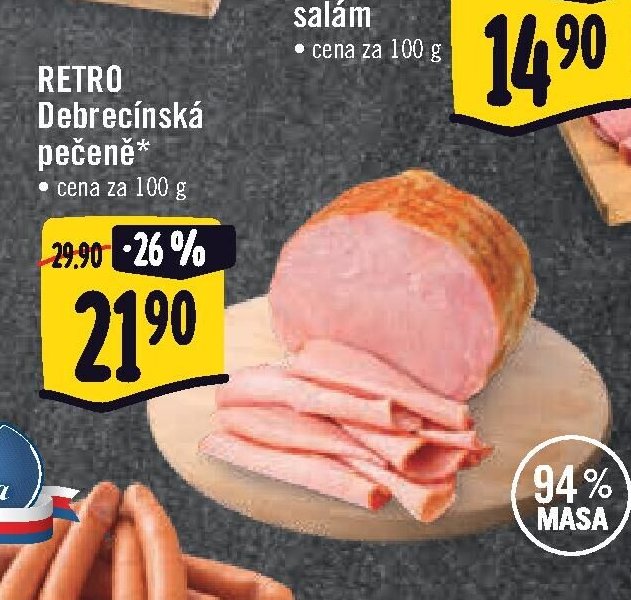 RETRO Debrecínská pečeně