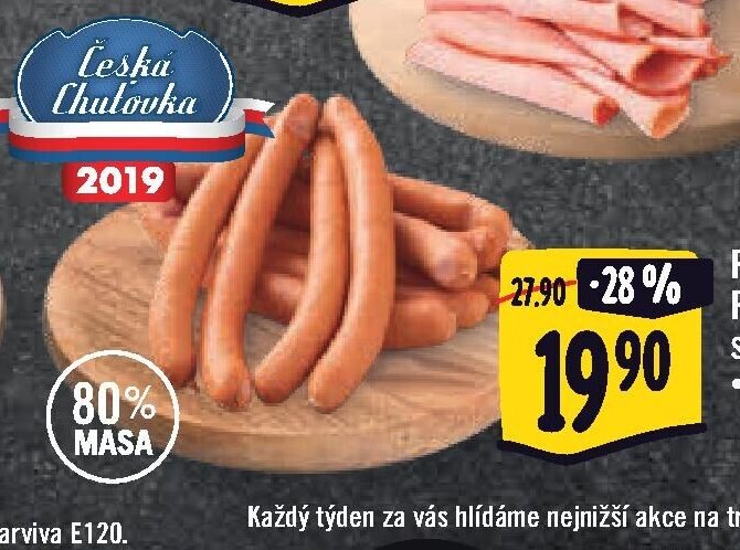 RETRO Párek extra se sýrem