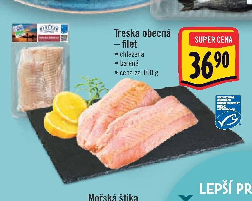 Treska obecná – filet
