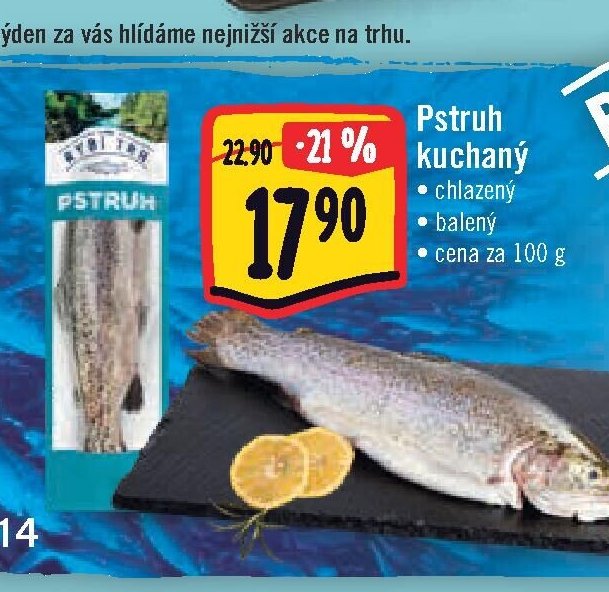Pstruh kuchaný