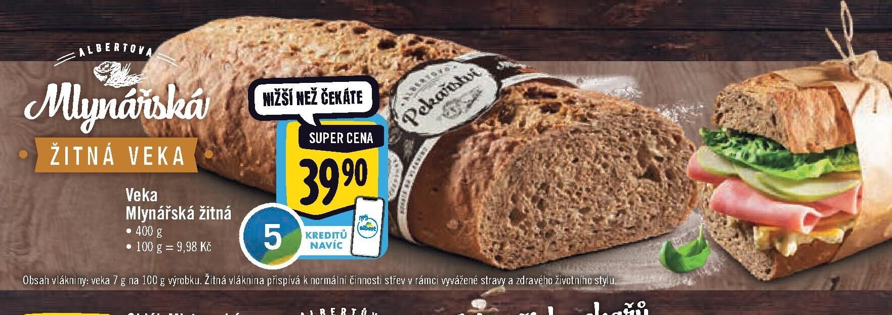 Veka Mlynářská žitná