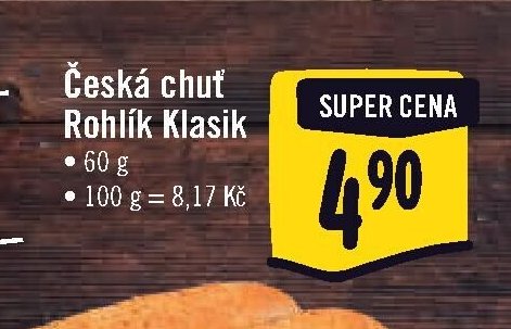 Česká chuť Rohlík Klasik