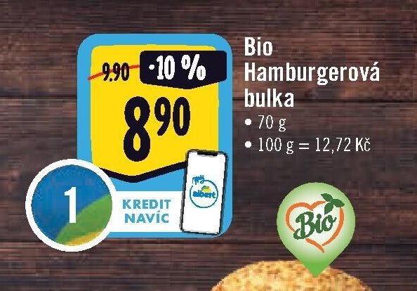 Bio Hamburgerová bulka
