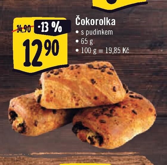 Čokorolka s pudinkem