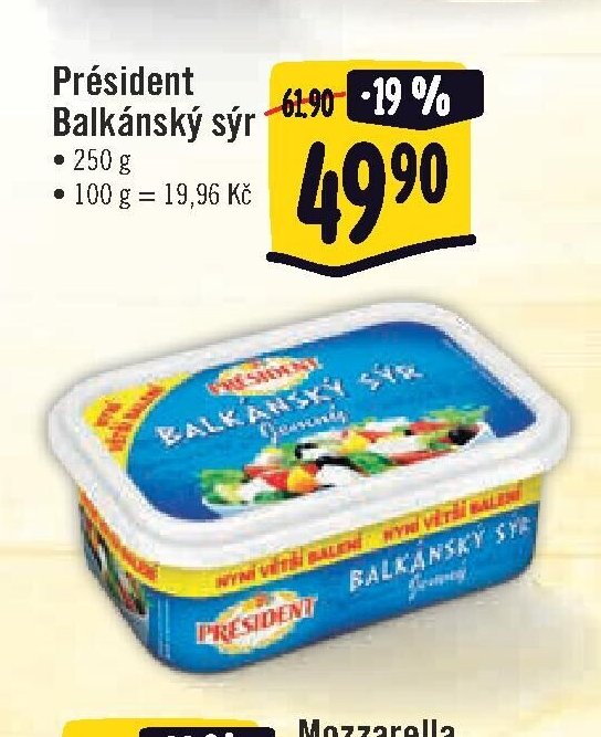 Président Balkánský sýr