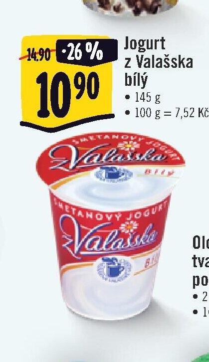 Jogurt z Valašska bílý