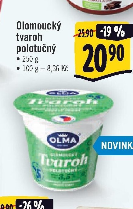 Olomoucký tvaroh polotučný