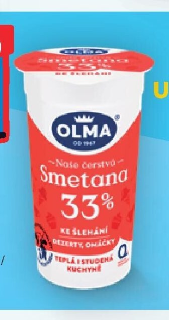 Olma Smetana ke šlehání 33%