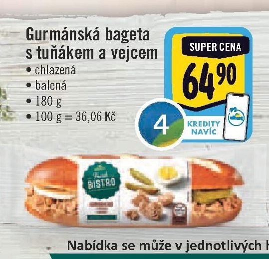 Gurmánská bageta s tuňákem a vejcem