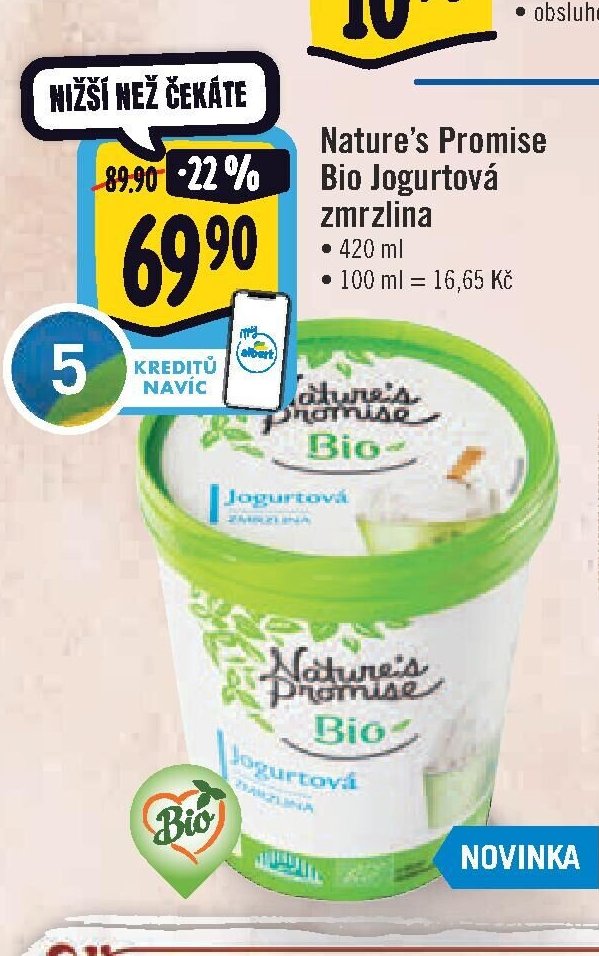 Nature's Promise Bio Jogurtová zmrzlina