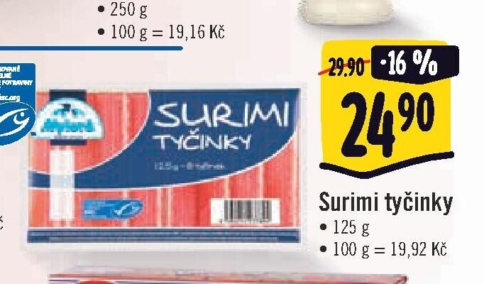 Surimi tyčinky