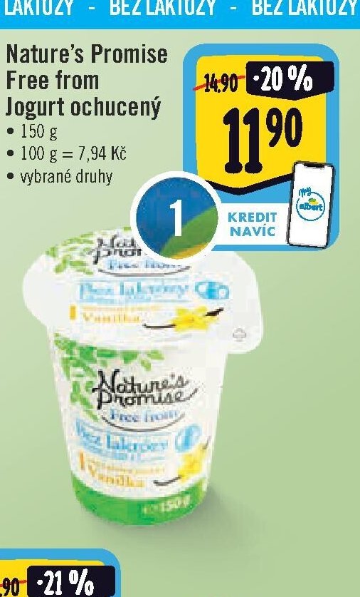 Nature's Promise Free from Jogurt ochucený