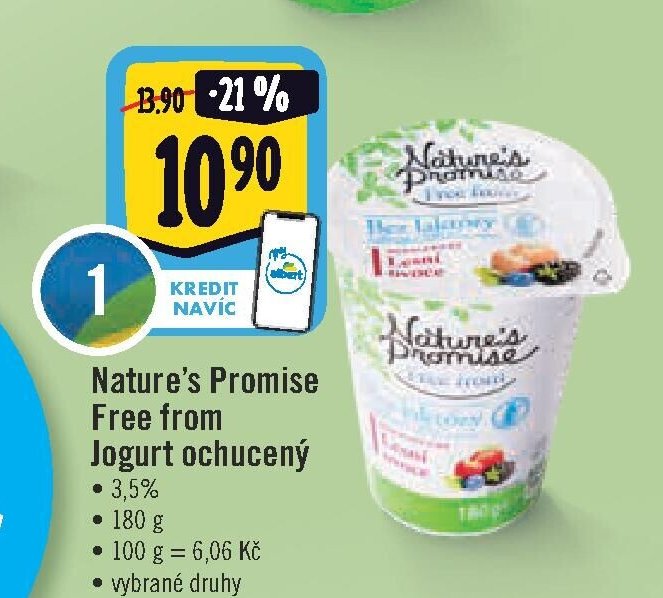 Nature's Promise Free from Jogurt ochucený