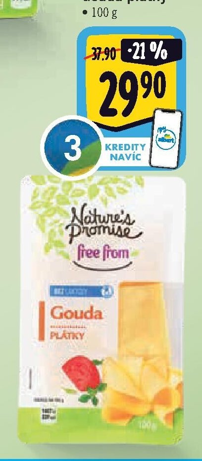 Nature's Promise Free from Gouda plátky