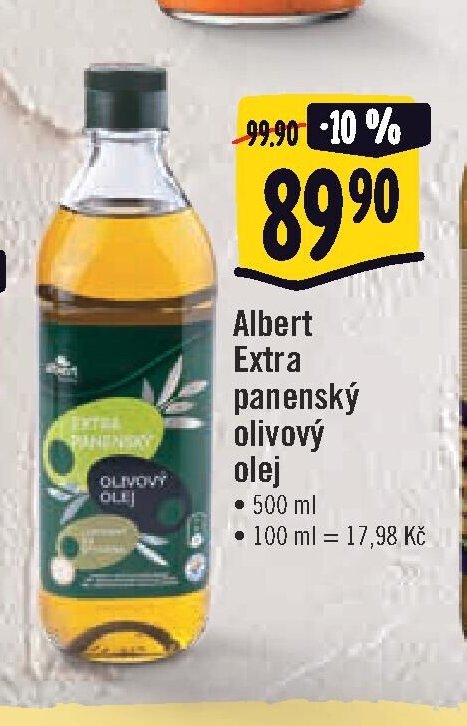 Albert Extra panenský olivový olej
