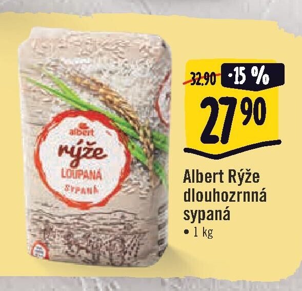 Albert Rýže dlouhozrnná sypaná