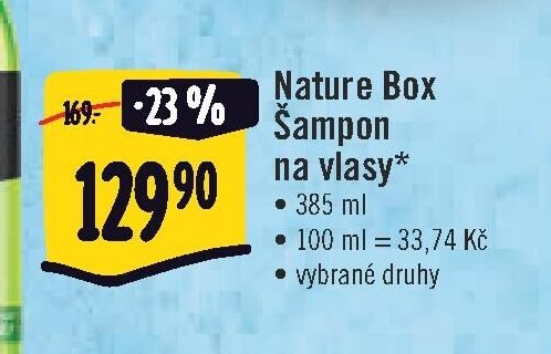 Nature Box Šampon na vlasy