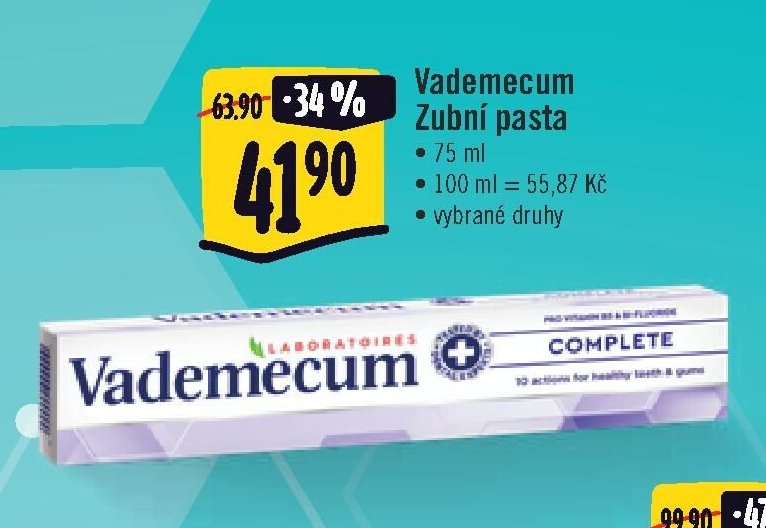 Vademecum Zubní pasta