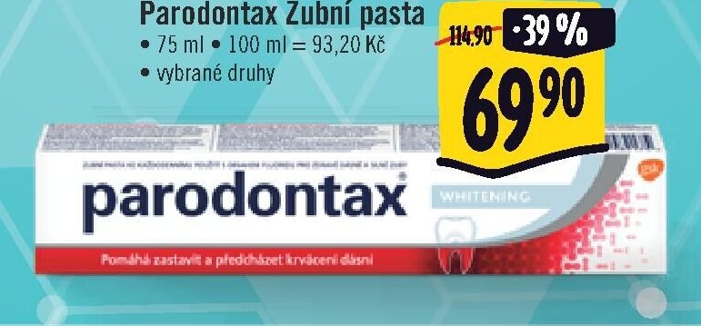 Parodontax Zubní pasta