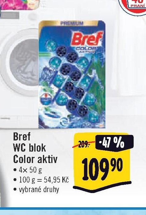Bref WC blok Color aktiv
