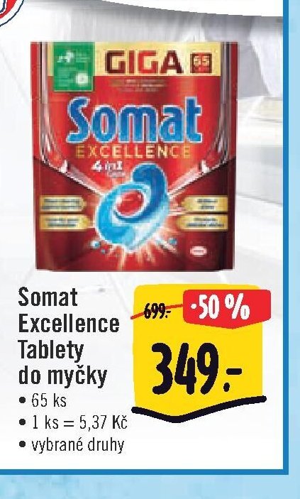 Somat Excellence Tablety do myčky