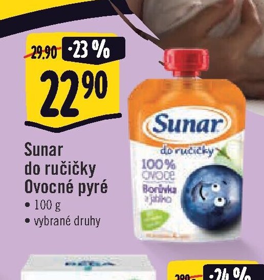 Sunar do ručičky Ovocné pyré