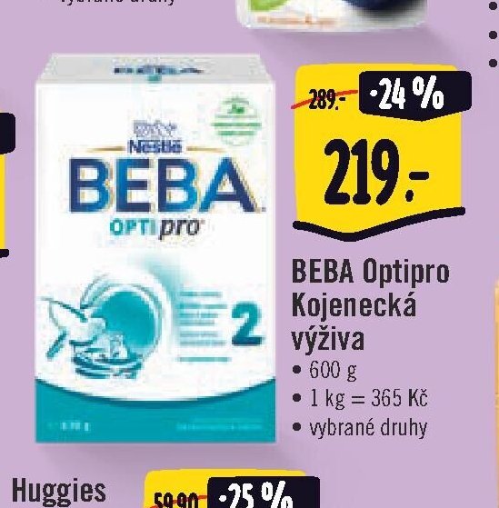 BEBA Optipro Kojenecká výživa