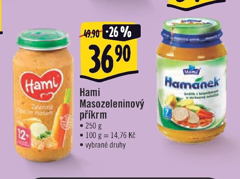 Hami Masozeleninový příkrm