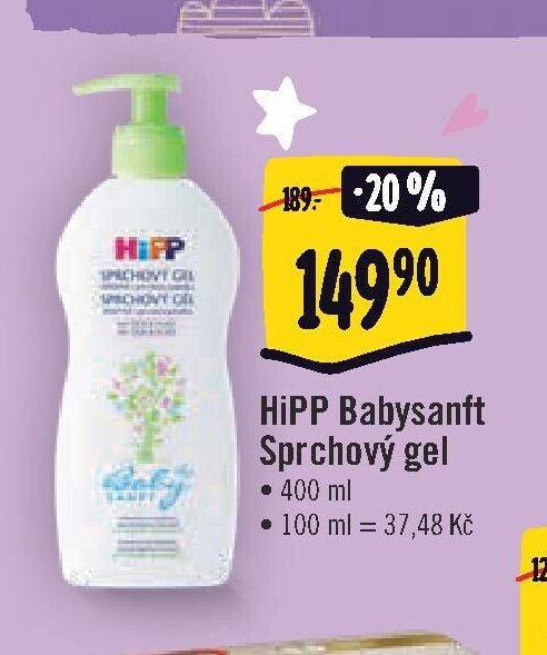 HiPP Babysanft Sprchový gel
