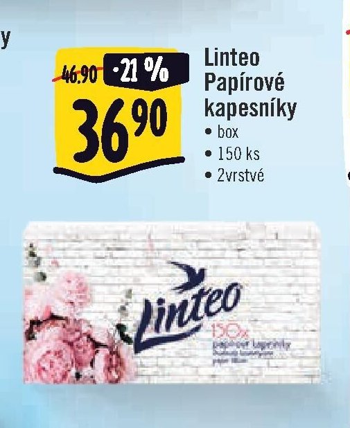 Linteo Papírové kapesníky