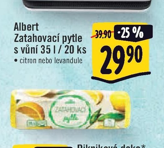 Albert Zatahovací pytle s vůní 35 l / 20 ks