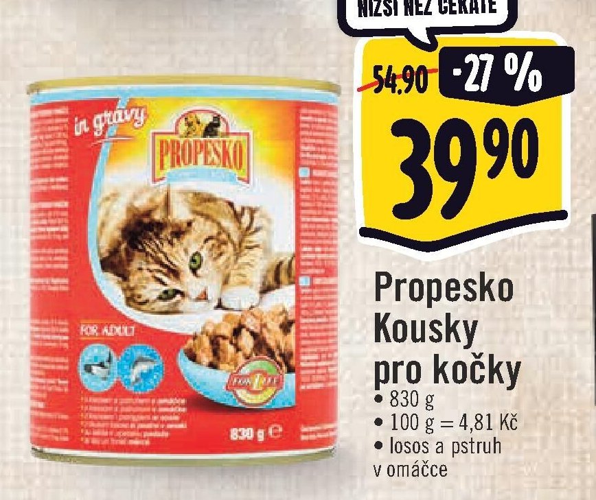Propesko Kousky pro kočky