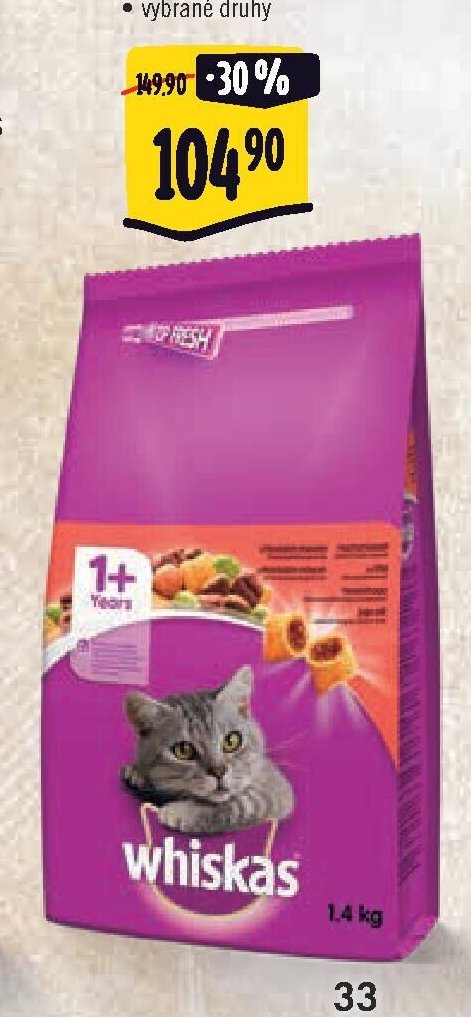 Whiskas Granule pro kočky