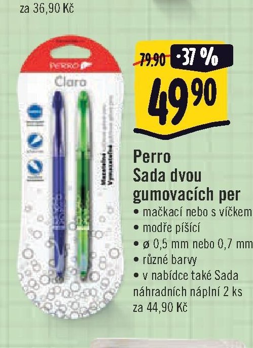 Perro Sada dvou gumovacích per