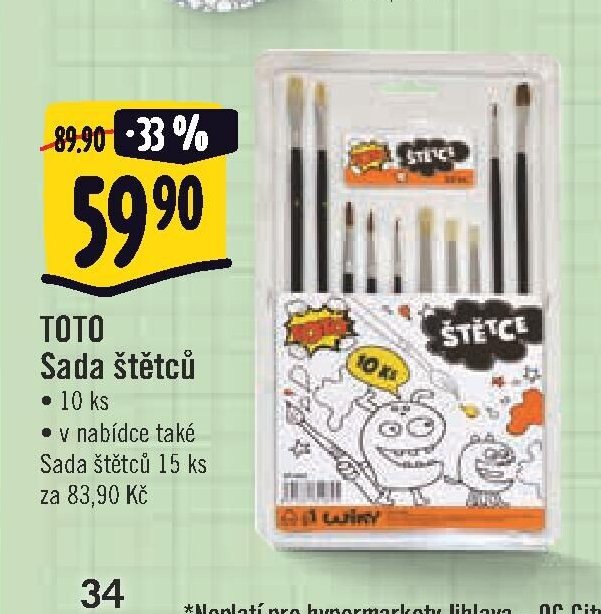 TOTO Sada štětců