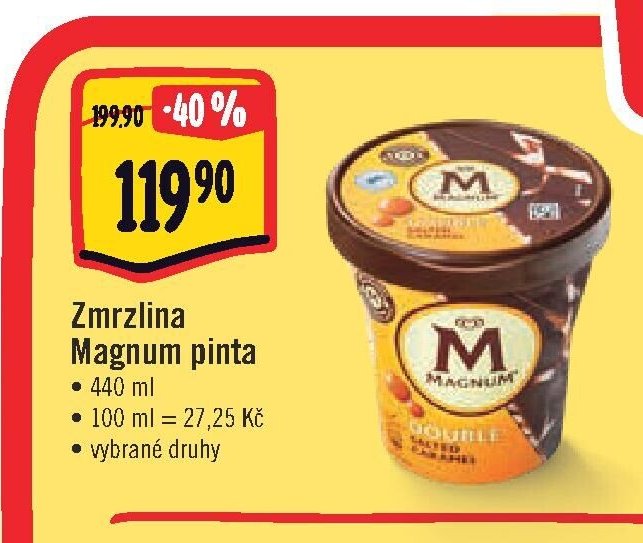 Zmrzlina Magnum pinta