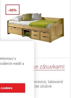 Postel se zásuvkami - IDEA nábytek akcniletaky.com