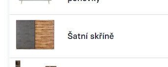 Šatní skříně