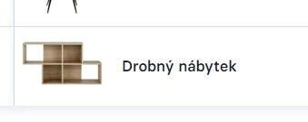 Drobný nábytek